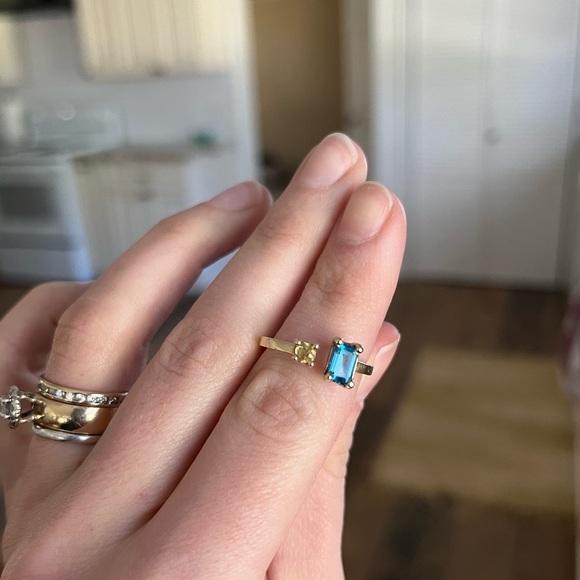 Helzberg Diamonds Jewelry - 14k Gold Topaz & Citrine Ring